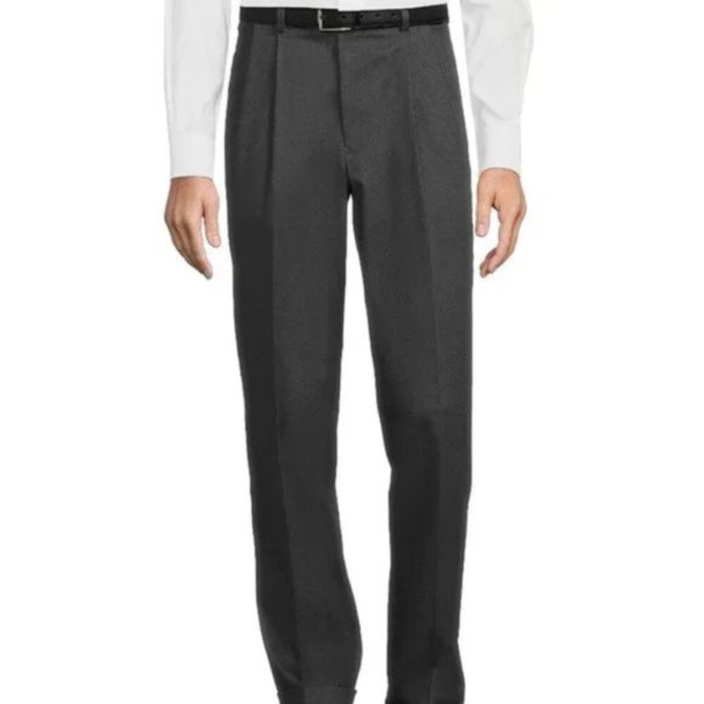 NWT Roundtree & Yorke Comfort Pleated Dress Pants Pants 42 X 32